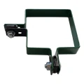 Obejma narożna do paneli ogrodzeniowych 100x100 mm zielona 000-775 (2)
