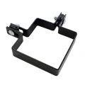 Obejma narożna do paneli ogrodzeniowych 100x100 mm czarna 000-774 (1)