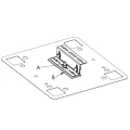 Płytka mocująca do pokrycia dachowego 375x375mm CWL PV-27-02 (9)