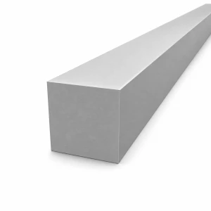 Pręt aluminiowy kwadratowy pełny 50×50 mm duraluminium 2017A T4, L=2000 mm
