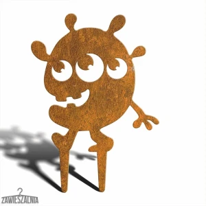 Zawieszalnia – ozdoba ogrodowa Potworny Potwór Reni stal corten 27×38 cm