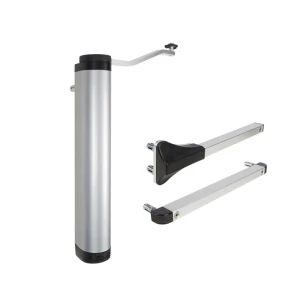 Locinox Lion – kompaktowy hydrauliczny samozamykacz do furtek, srebrny