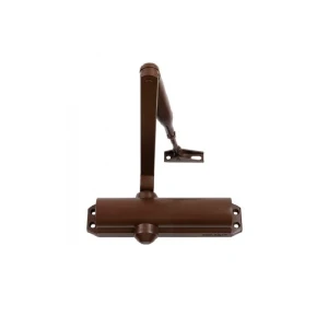 ASSA ABLOY DC120 – samozamykacz drzwiowy nawierzchniowy EN 2/3/4, brąz