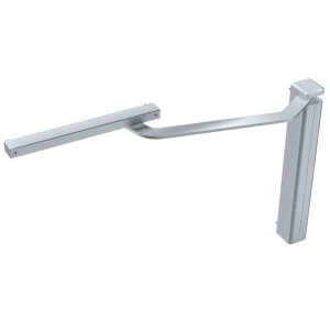 ASSA ABLOY samozamykacz do furtek z szyną ślizgową CAM-MOTION – prawy, srebrny