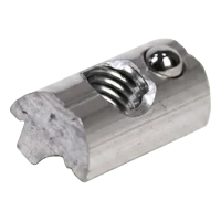 Wpust przesuwny M8 z kulką sprężystą do profilu PV – aluminium 6060
