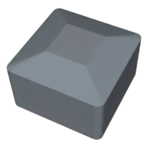 Zaślepka szara LLDPE do profilu montażowego PV 40×40 mm – typ 1
