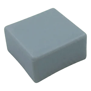 Zaślepka płaska szara LLDPE do profili montażowych PV 40×40 mm – typ 3