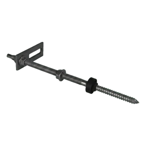 Śruba dwugwintowa M10x250 z adapterem montażowym 80x30 mm do konstrukcji PV