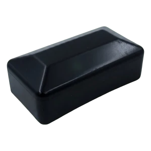 Zaślepka UFR czarna do profili montażowych PV 80×40 mm – polietylen LLDPE