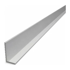 Kątownik aluminiowy nierównoramienny ryflowany 40×20×2.6 mm – profil L, długość 2000 mm