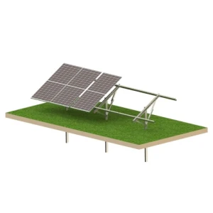 Konstrukcja naziemna PV Solar KIT T1V Light na 6 paneli fotowoltaicznych kąt 25°/30°/35°