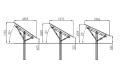 Konstrukcja naziemna PV Solar KIT T1V Light na 6 paneli fotowoltaicznych kąt 25°/30°/35° GPV-T1V-L6 (2)