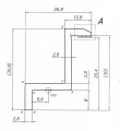 Klema boczna H30 czarna anodowana – klema końcowa PV L50 PV-03-02 (3)