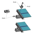 Klema boczna H30 czarna anodowana – klema końcowa PV L50 PV-03-02 (4)