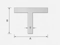 Teownik aluminiowy 30×30×3 mm – profil T EN AW-6060 długość 2000 mm 001-868 (2)