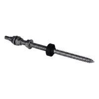 Śruba dwugwintowa M10×200 A2 do adapterów i trójkątów PV z uszczelką EPDM