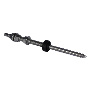 Śruba dwugwintowa M10×200 A2 do adapterów i trójkątów PV z uszczelką EPDM