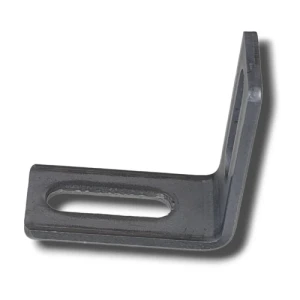 Kątownik regulacyjny 65x65 mm ze stali nierdzewnej 1.4016 z otworami M10