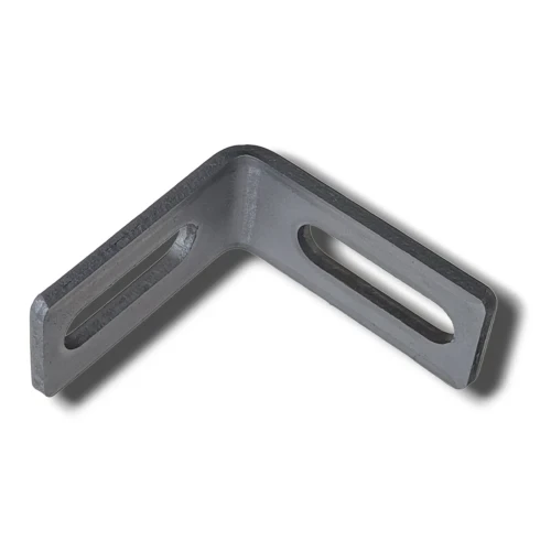 Kątownik regulacyjny 65x65 mm ze stali nierdzewnej 1.4016 z otworami M10 PV-08-28 (2)