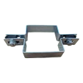 Obejma panelowa ogrodzeniowa kwadratowa pośrednia 100×100 mm ocynkowana 001-617 (3)