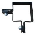 Obejma panelowa narożna 80×80 mm czarna RAL 9005 – kompletny zestaw montażowy 001-612 (3)