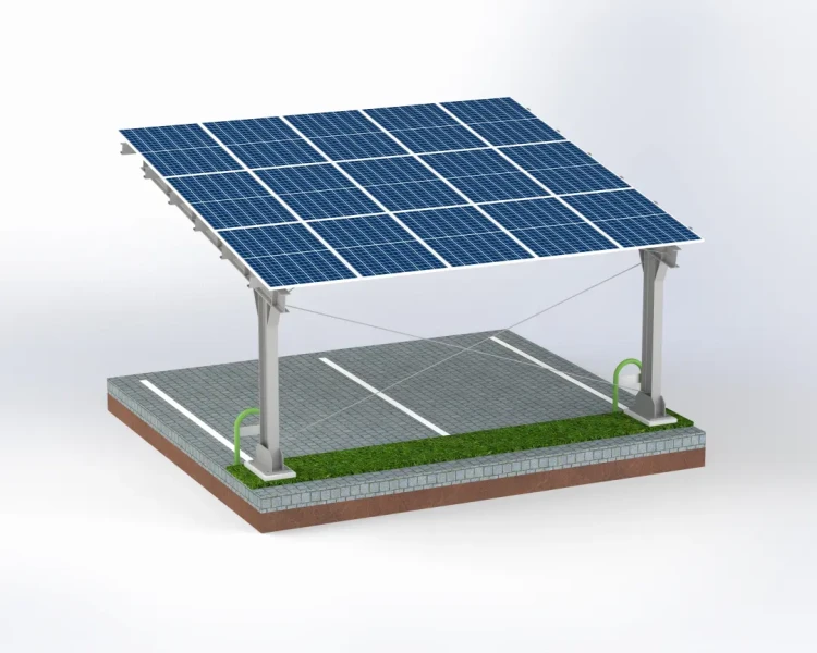Wiata Samochodowe PV L 5,7m x 5,2m GPV-101-14 (3)