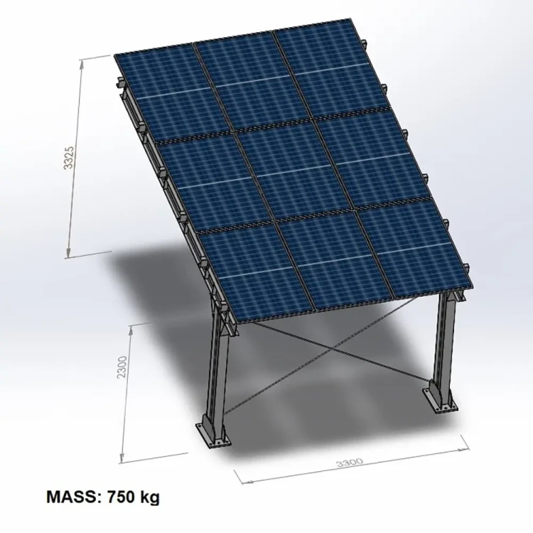Wiata Samochodowe PV L 5,7m x 3,3m GPV-101-06 (4)