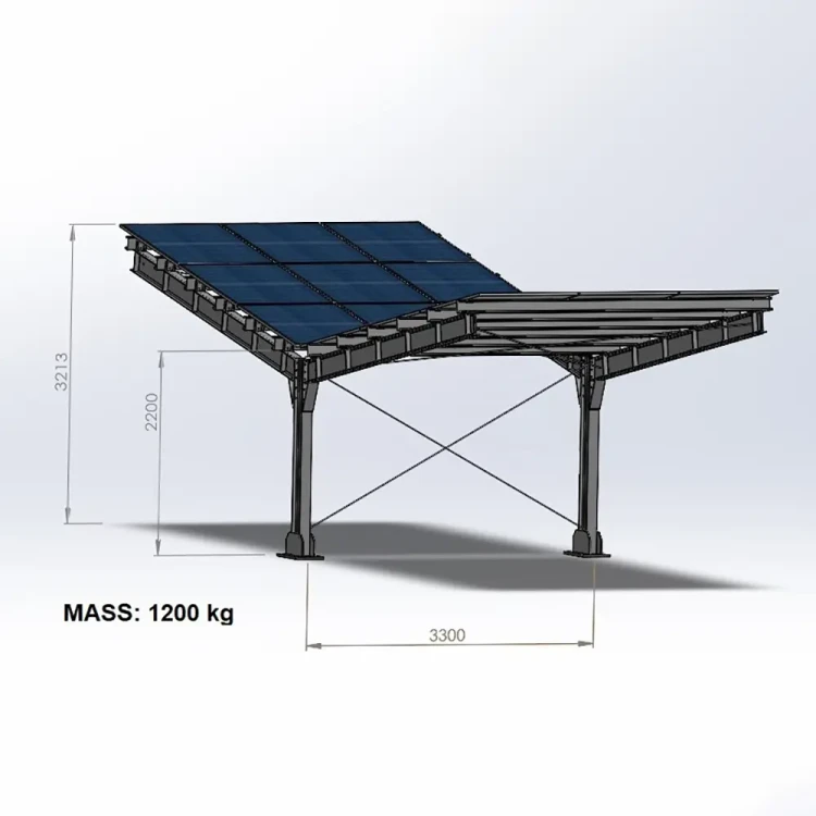 Wiata Samochodowe PV T 11,4m x 3,3m GPV-101-08 (3)