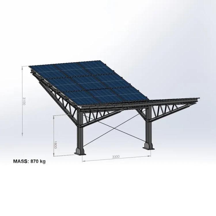 Wiata Samochodowe PV T Eco 11,4m x 3,3m GPV-101-09 (3)