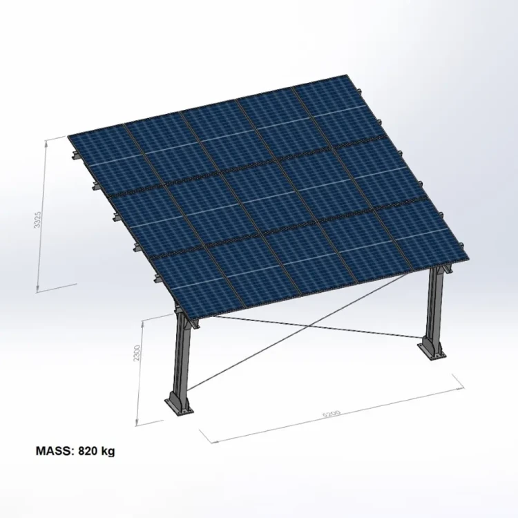 Wiata Samochodowe PV L 5,7m x 5,2m GPV-101-14 (4)