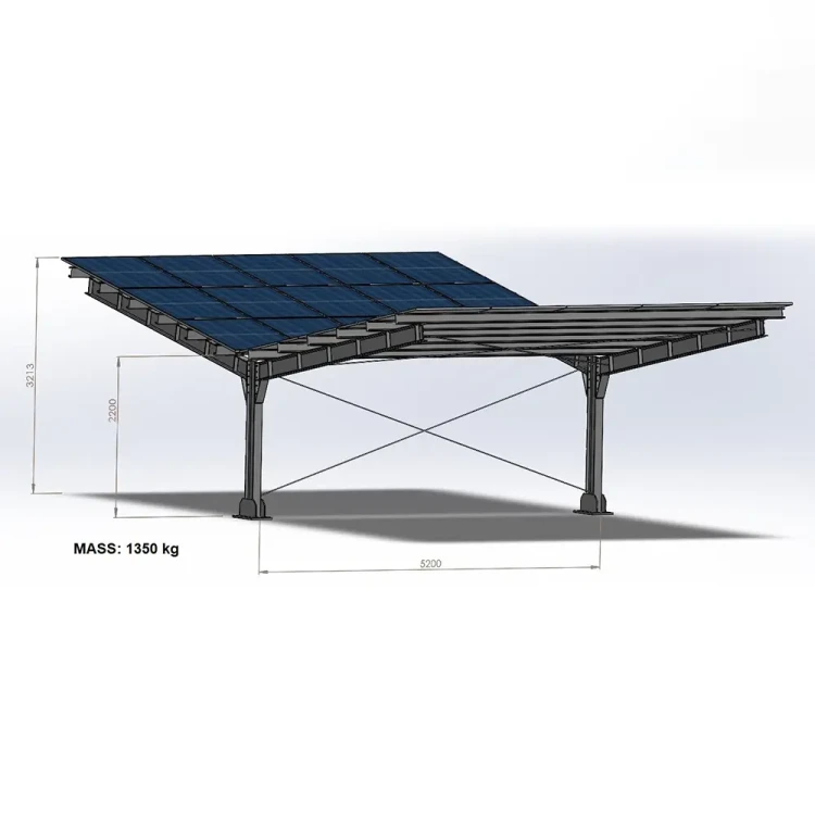 Wiata Samochodowe PV T 11,4m x 5,2m GPV-101-13 (3)