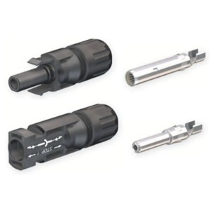 Złącze MC4 komplet gniazdo i wtyczka 2,5-6 mm² 1000V DC 30A IP67