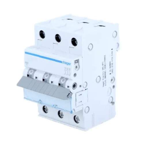 Hager Wyłącznik Nadprądowy B 16A 3P 6kA GPV-401-21