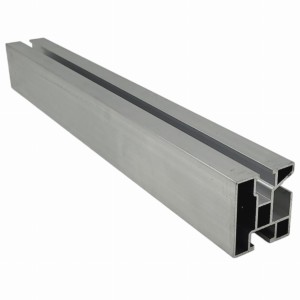 Profil aluminiowy 45x40 665cm z kanałem na kabel do paneli fotowoltaicznych