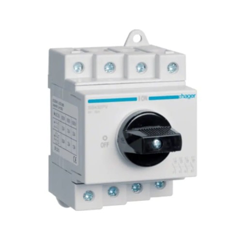 Hager Rozłącznik Izolacyjny DC 3-fazowy 4P 32A 1000V GPV-401-48