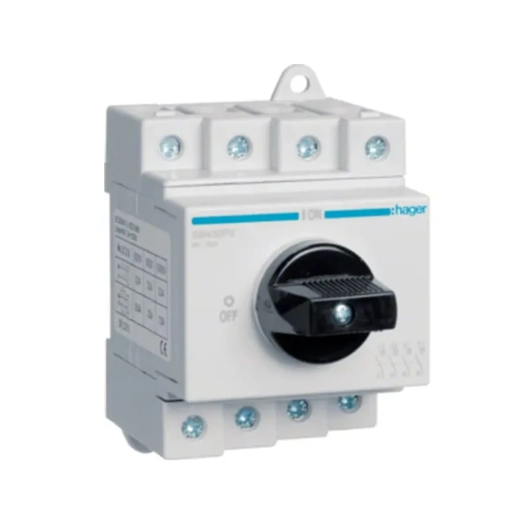 Hager Rozłącznik Izolacyjny DC 3-fazowy 4P 32A 1000V GPV-401-48