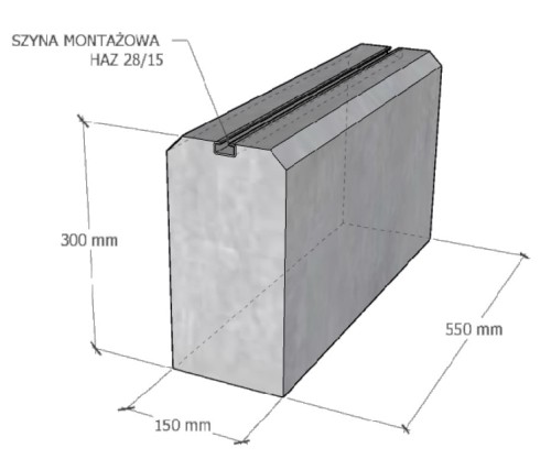 Podstawa Balastowa Pompy Ciepła PP550 - 2 Szt. GPV-600-05 (2)