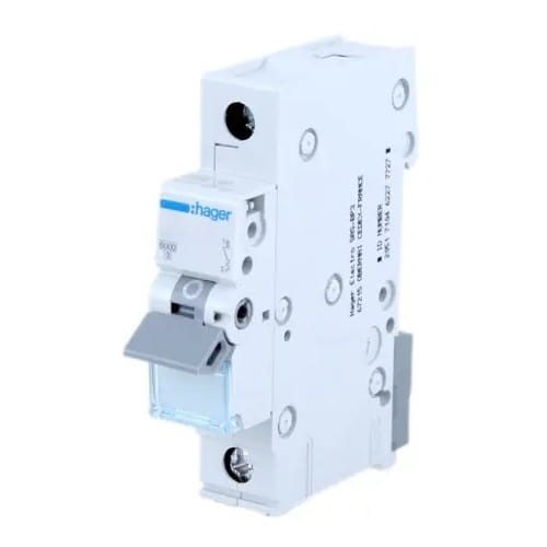 Hager Wyłącznik Nadprądowy B 10A 1P 6kA GPV-401-42