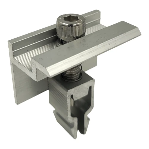 Klema boczna H30 KLIK srebrna L50 (typ 2) PV-03-27