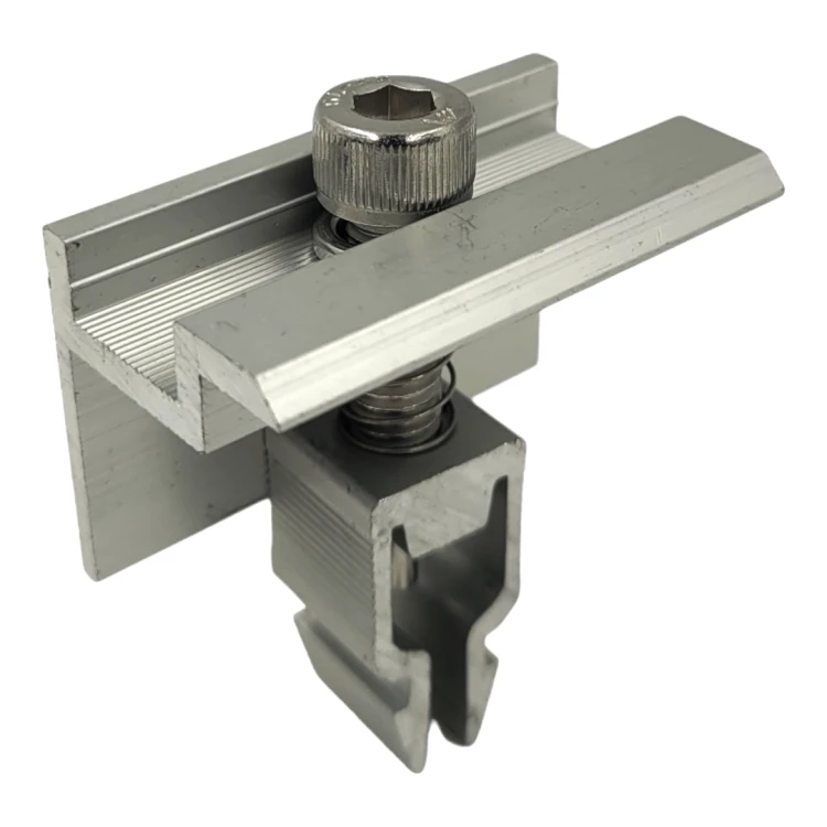 Klema boczna H30 KLIK srebrna L50 (typ 2) PV-03-27