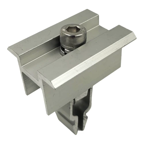 Klema środkowa KLIK srebrna L50 (typ 2) PV-04-13