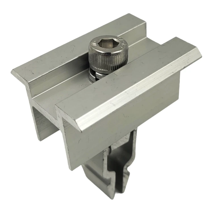 Klema środkowa KLIK srebrna L50 (typ 2) PV-04-13