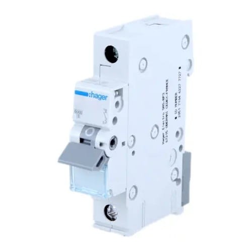 Hager Wyłącznik Nadprądowy B 6A 1P 6kA GPV-401-65