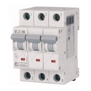 Eaton Wyłącznik Nadprądowy B 20A 3P 6kA