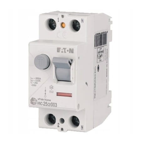 Eaton Wyłącznik Różnicowoprądowy 2P 25A 6kA 30mA Typ AC GPV-401-70