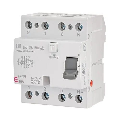 ETI Wyłącznik Różnicowoprądowy 4P 40A 30mA Typ AC GPV-401-73