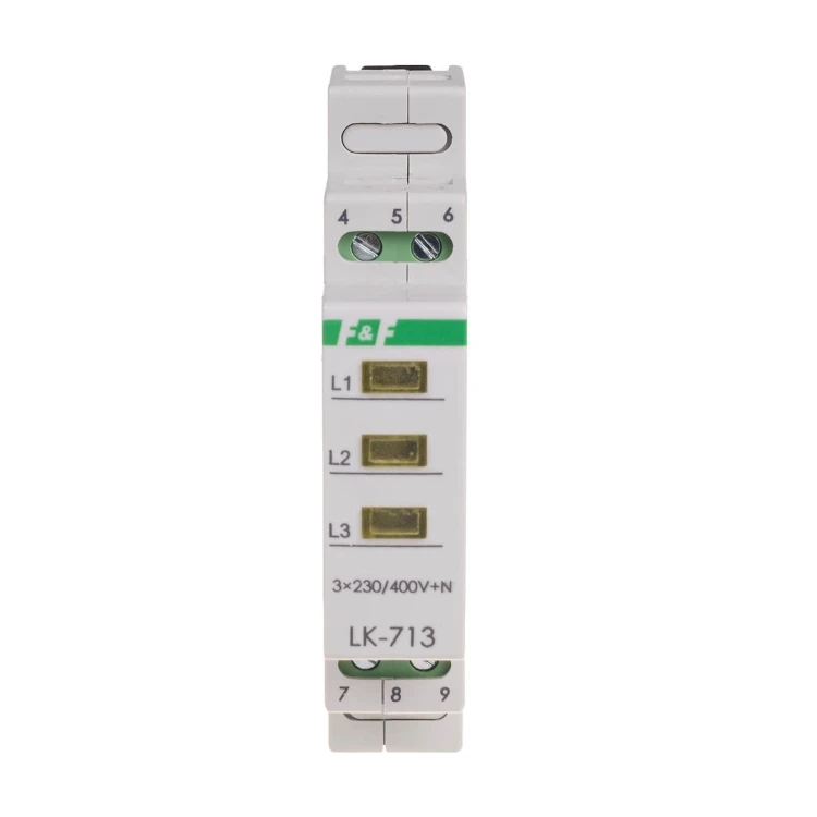 F&F Filipowski Lampka Sygnalizacyjna Kontrolna 3×230 V+N 3xLed 3 Kolory GPV-401-82