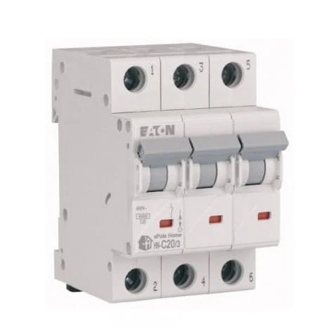Eaton Wyłącznik Nadprądowy C 20A 3P 6kA GPV-401-88