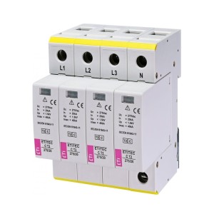 ETI Ogranicznik przepięć Typ 2 (Klasa C) 4P 20kA 1,5kV