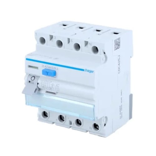 Hager Wyłącznik Różnicowoprądowy 3P+N 63A 30mA Typ AC GPV-401-107